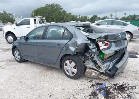 2013 Volkswagen Jetta S из США, поврежденный, VIN 3VW2K7AJ8DM292922